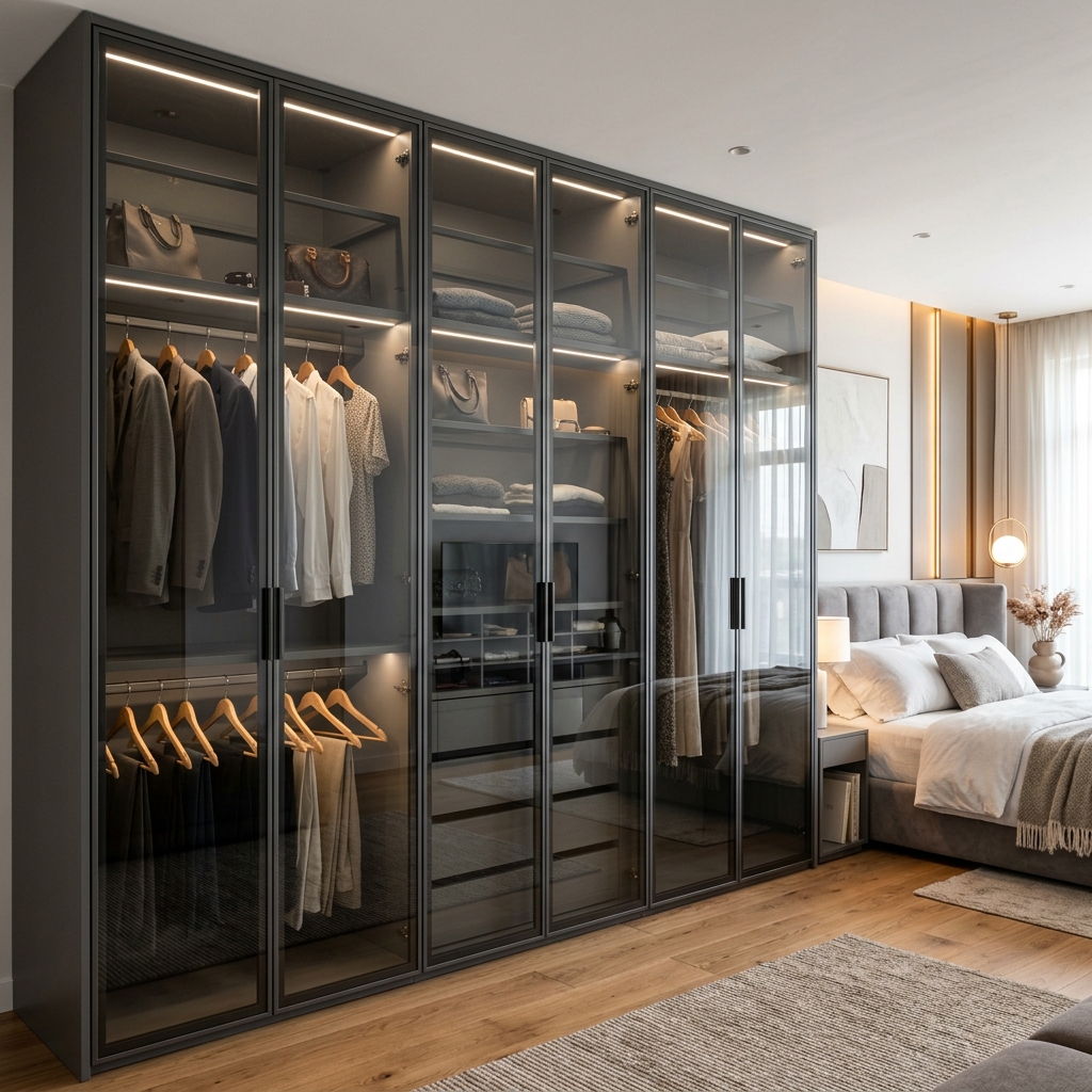 Aluminium Cupboards Material